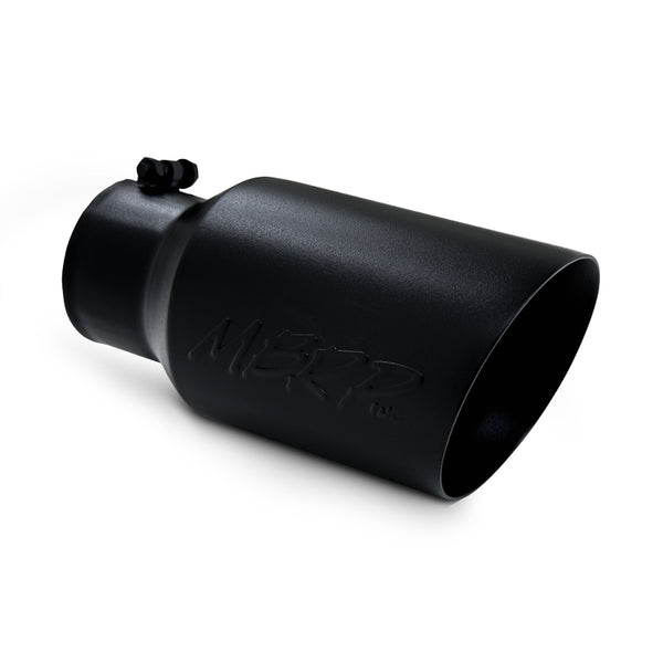 MBRP INC Tip 6in O.D. Dual Wall A ngled 4in inlet T5072BLK