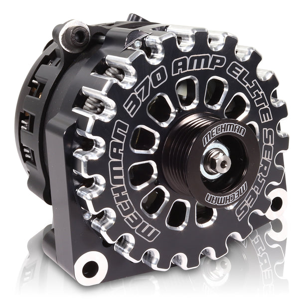 MECHMAN ALTERNATORS E Series 370 amp Billet Alternator GM Truck B8206370B