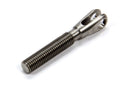 MEZIERE 1/4in-28 Threaded Clevis 1/8in Slot - 3/16in Bolt TC1428