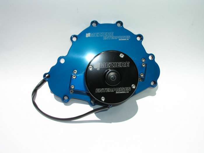 MEZIERE Pontiac Billet Elec. W/P Blue WP103B