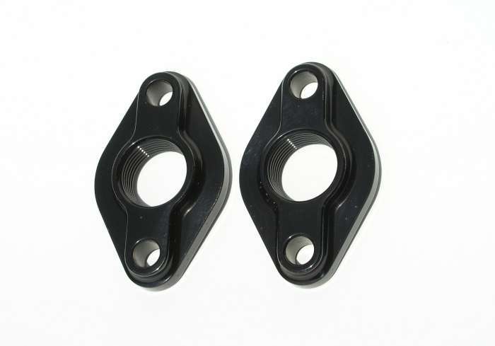 MEZIERE BBC Water Pump Port Adapters - Black (2pk) WP80S