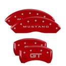 MGP CALIPER COVER 05-10 Mustang Caliper Covers Red 10197SMG2RD