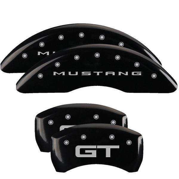 MGP CALIPER COVER 15- Mustang Caliper Covers Black 10200S2MGBK