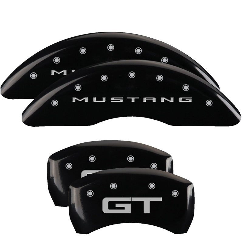 MGP CALIPER COVER 15- Mustang Caliper Covers Black 10200S2MGBK