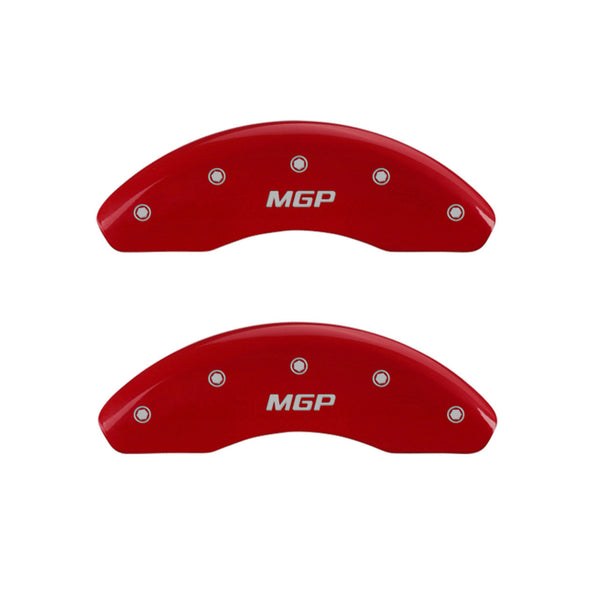 MGP CALIPER COVER Set of 4 Caliper Covers Engraved Front and Rear 14243SMGPRD