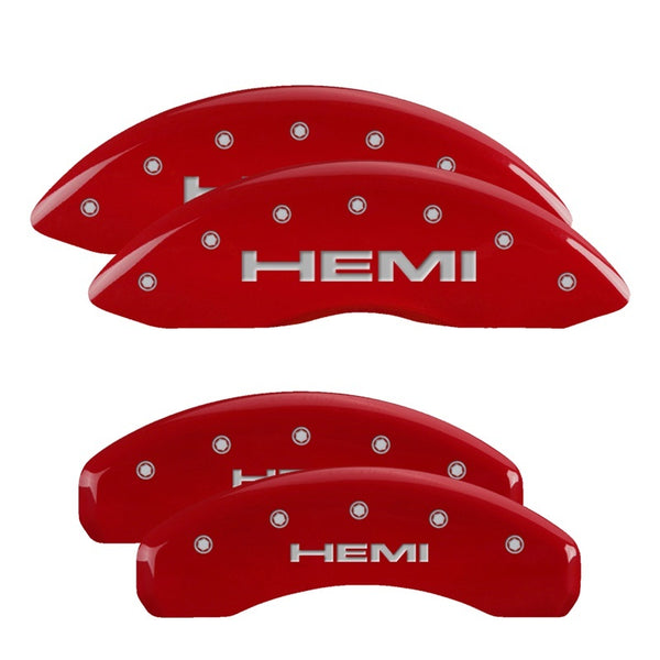 MGP CALIPER COVER 12-17 Dodge Ram Caliper Covers Red 55001SHEMRD