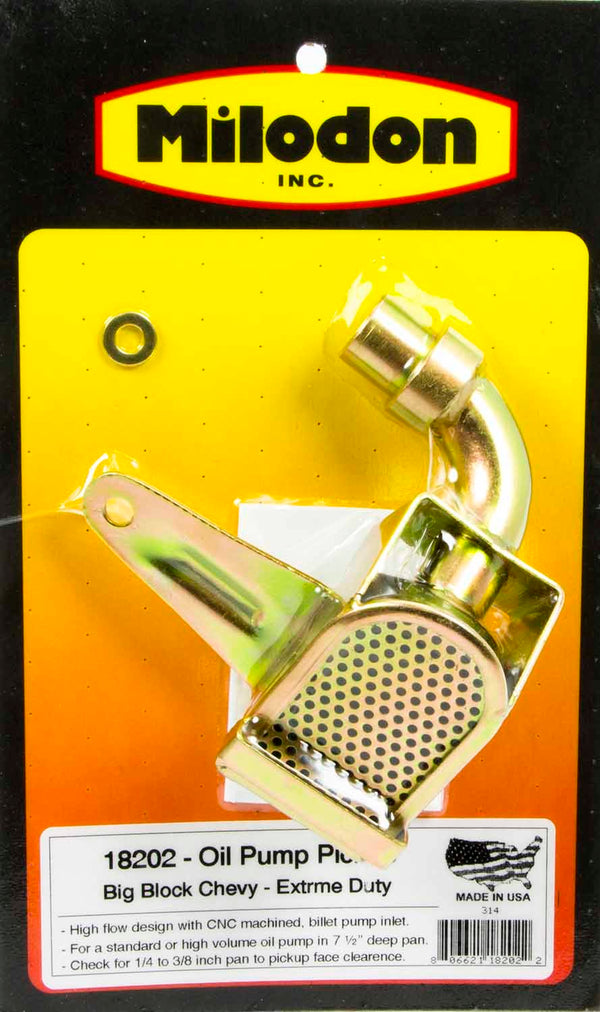 MILODON Oil Pump Pick-Up - BBC Extreme Duty 18202