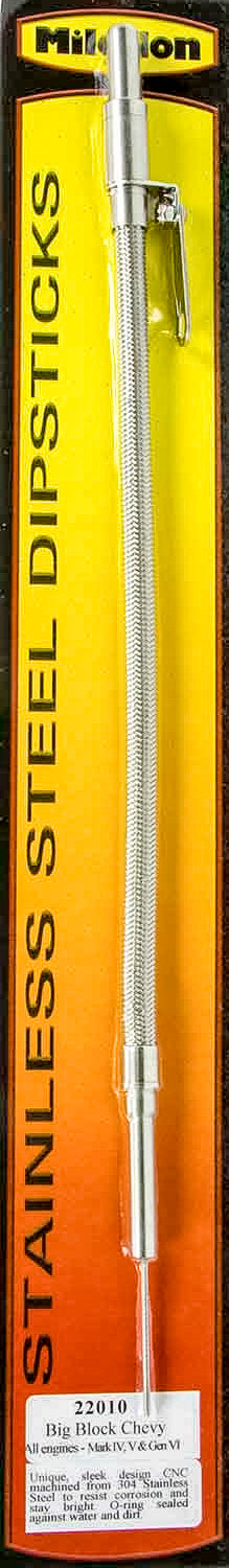 MILODON BBC S/S Engine Dipstick 22010
