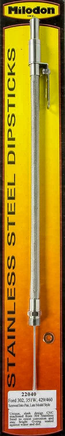 MILODON Ford S/S Engine Dipstick 22040