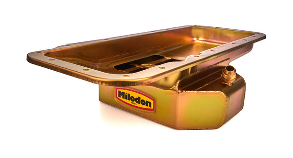 MILODON BBM R/R 7qt Oil Pan w/External Pick-Up 31581