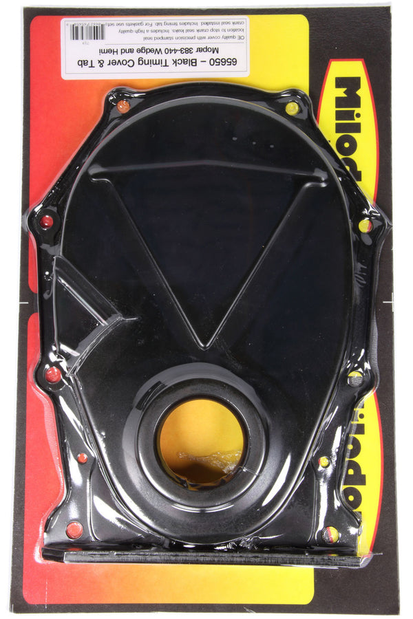 MILODON BBM Timing Cover - Black 65650