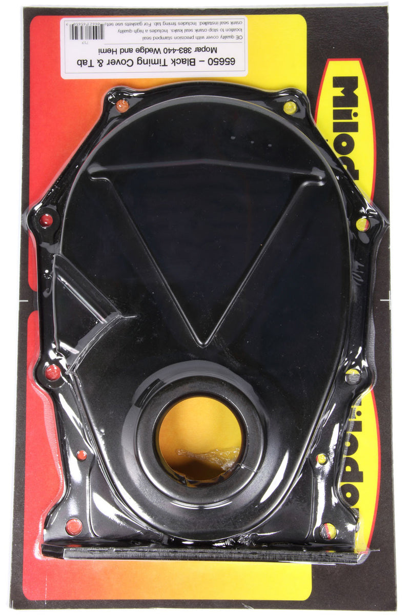 MILODON BBM Timing Cover - Black 65650