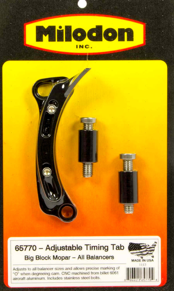 MILODON BBM Timing Pointer - All 6-8in Balancers 65770