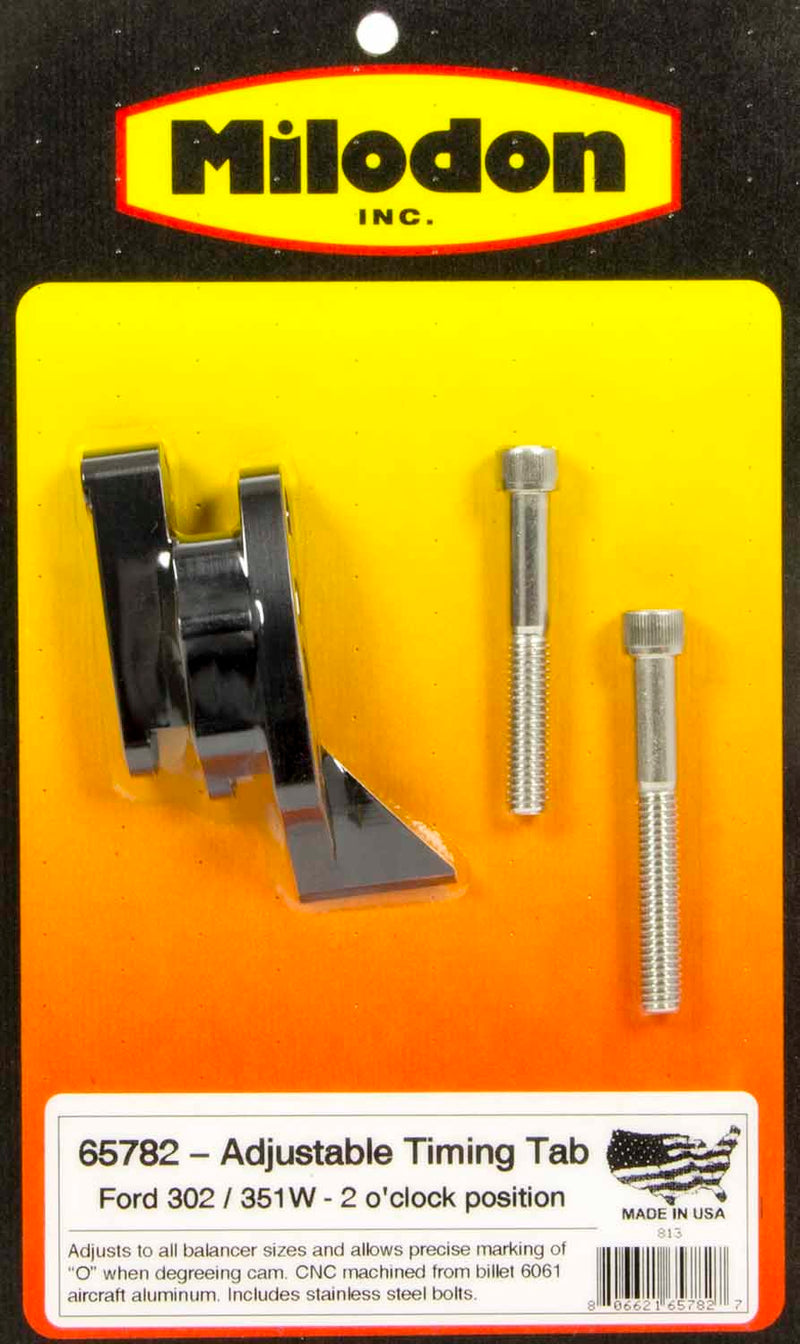 MILODON SBF Timing Pointer - 302-351W 2 O'Clock 65782