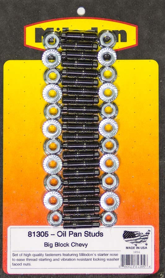 MILODON Oil Pan Stud Kit - BBC 81305