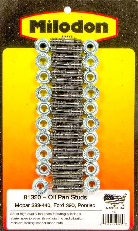 MILODON Oil Pan Stud Kit 81320