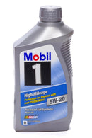 MOBIL 1 5w20 High Mileage Oil Case 6x1 Qt Bottles 120455