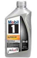 MOBIL 1 0W40 Supercar Oil Case 6 x 1 Quart 126870