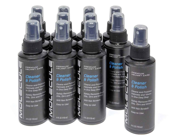 MOLECULE Helmet Cleaner & Polish 4oz Spray Case of 12 MLHCP41