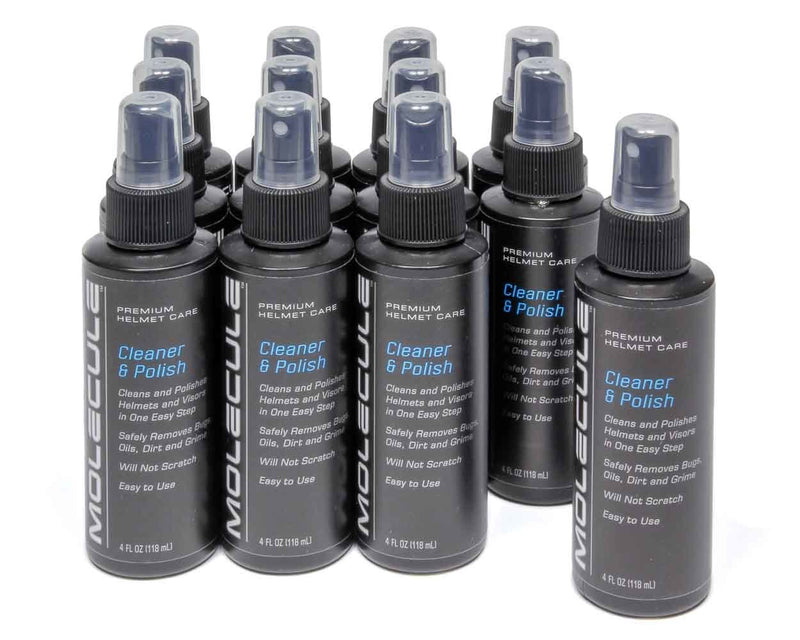 MOLECULE Helmet Cleaner & Polish 4oz Spray Case of 12 MLHCP41