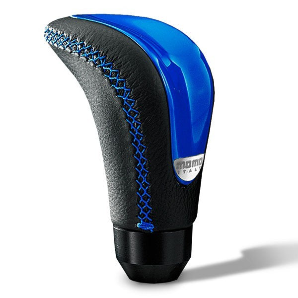 MOMO AUTOMOTIVE ACCESSORIES Combat EVO Shift Knob Leather Blue Insert CTEBLU