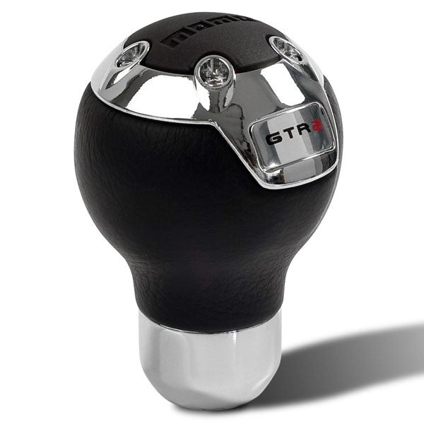MOMO AUTOMOTIVE ACCESSORIES GTR 2 Shift Knob Leather GTRBK1