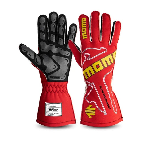 MOMO AUTOMOTIVE ACCESSORIES Gloves Peformance Red X-Large 12 FIA GUPERFORED12