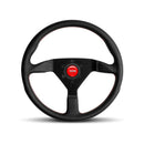 MOMO AUTOMOTIVE ACCESSORIES Monte Carlo 350 Steering Leather Red Stich MCL35BK3B