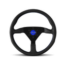 MOMO AUTOMOTIVE ACCESSORIES Monte Carlo 350 Steering Wheel Leather Blue Stich MCL35BK6B
