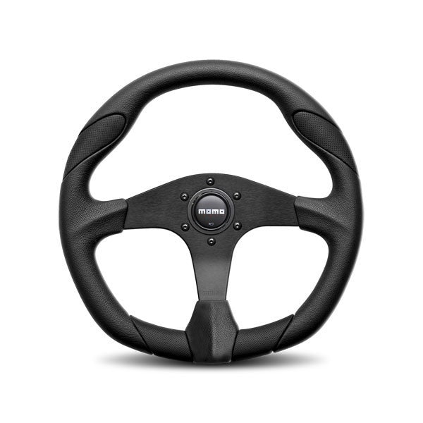 MOMO AUTOMOTIVE ACCESSORIES Quark Steering Wheel Polyurethane Black QRK35BK0B