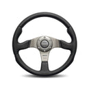 MOMO AUTOMOTIVE ACCESSORIES Race 350 Steering Wheel Leather / Airleather RCE35BK1B