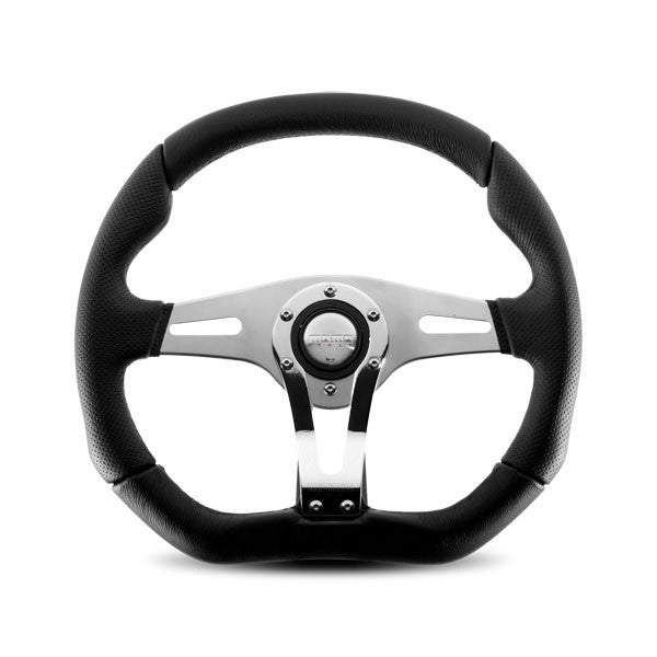 MOMO AUTOMOTIVE ACCESSORIES Trek R Steering Wheel Leather / Airleather TRK-R35BK0B