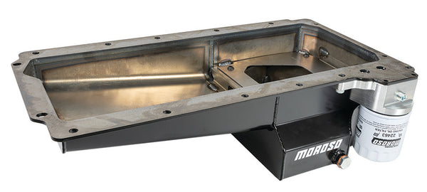 MOROSO GM LS Oil Pan w/Billet Oil Filter Adapter 7qts. 20143