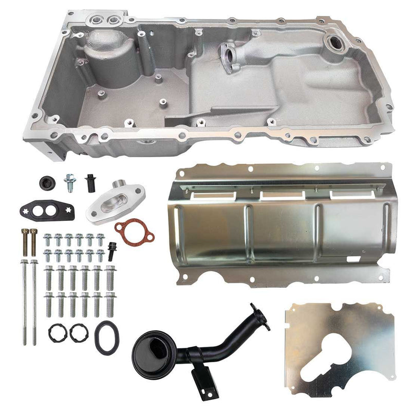 MOROSO Oil Pan GM LT Eng. Swap Drainbacks Cast Alm. 20158