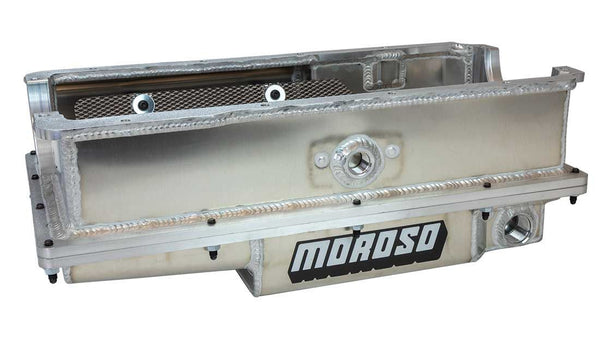 MOROSO Oil Pan SBF 351W Wet Sump 2-Piece 20398