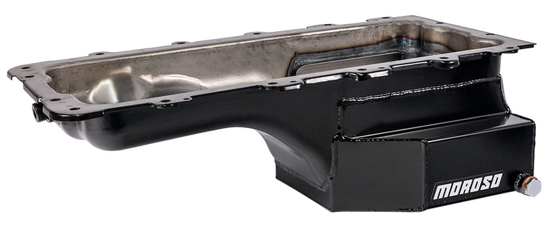 MOROSO Ford 4.6L/5.4L Oil Pan 8qt. Clear Zinc Steel 20548