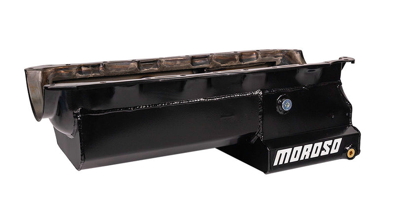 MOROSO Oil Pan BBC Elim w/Partd Tray Deep F.S. 21048