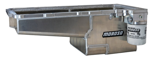 MOROSO 7qt Oil Pan - GM LS Drag Race/COPO Camaro 16-Up 21157