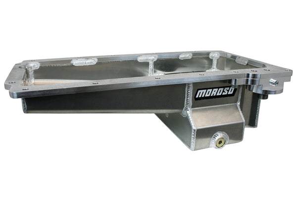 MOROSO GM LS Swap Oil Pan RR 7qt Baffled - Aluminum 21159
