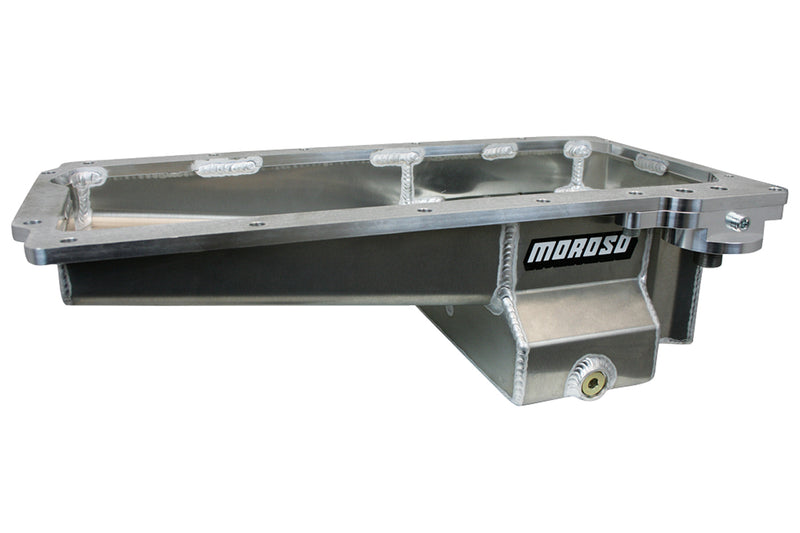 MOROSO GM LS Swap Oil Pan RR 7qt Baffled - Aluminum 21159