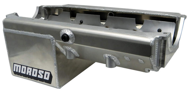 MOROSO 8qt Oil Pan - Alm - SBC Drag Race 21234