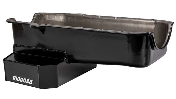 MOROSO SBC C/T Oil Pan - 7qt. RH Dipstick 21317