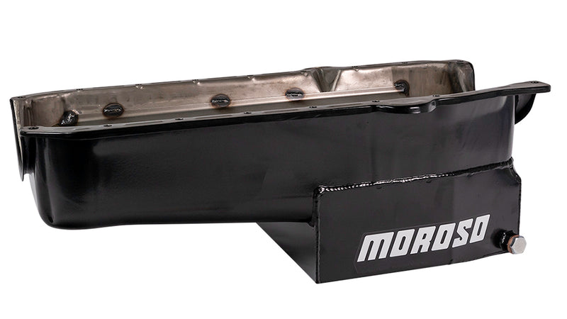 MOROSO SBC C/T Oil Pan - 7qt. 1pc. Rear Main 21320