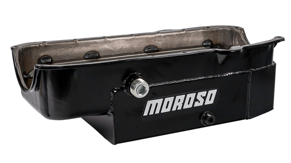 MOROSO SBC 8qt CT Oil Pan - LH Dipstick 21325