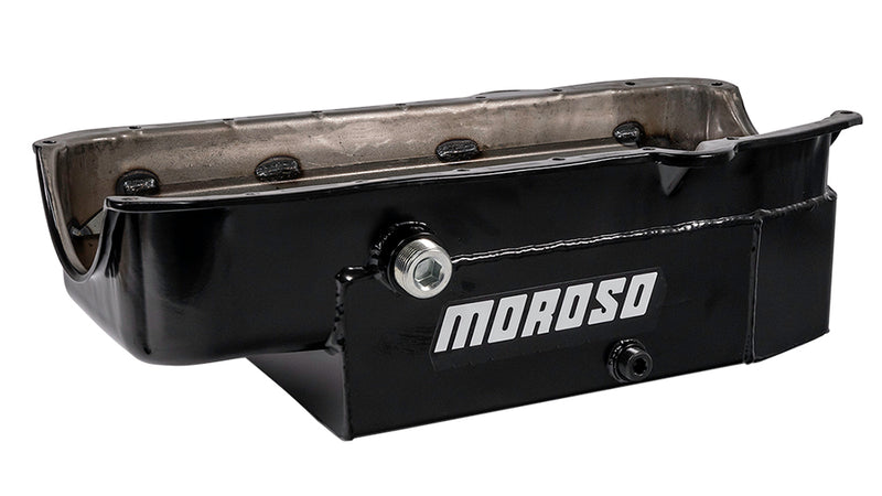 MOROSO SBC 8qt CT Oil Pan - LH Dipstick 21325