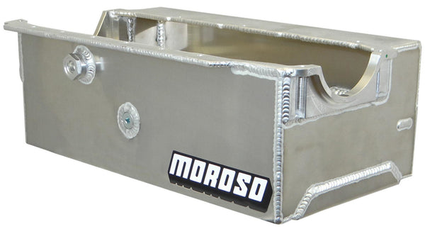 MOROSO SBC Sprint Car Alum. Oil Pan - Wet Sump 9.5qts. 21330