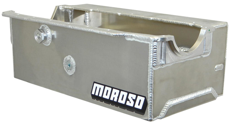 MOROSO SBC Sprint Car Alum. Oil Pan - Wet Sump 9.5qts. 21330