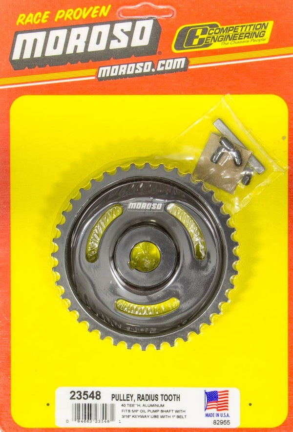 MOROSO Dry Sump Pump Pulley 40T- Radius Tooth 23548