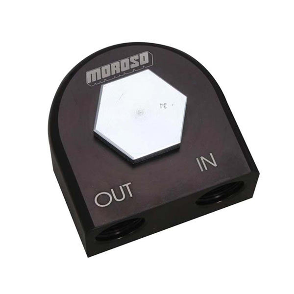MOROSO Filter Adapter 90-Deg 13/16in-16 Threads 23683