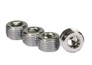 MOROSO 3/8in. NPT Chrome Pipe Plug 4 Per Package 39152